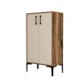 HANAH HOME Ormar za cipele Prag Walnut Cream (845HCT4110) - slika 1