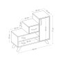 HANAH HOME Ormar za cipele Retro Sapphire (793ELG3908) - slika 5