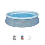 BESTWAY Fast Set bazen na naduvavanje 457 x 107cm sa filter pumpom - slika 1