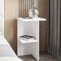 HANAH HOME Noćni ormarić Leray White (382NRC1807) - slika 3