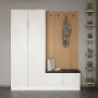 HANAH HOME Hall Stand Čiviluk u beloj boji Noah 8307 (506MNR3282) - slika 1