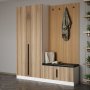 HANAH HOME Hall Stand čiviluk orah boja Noah 8313 (506MNR3288) - slika 3