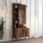 HANAH HOME Hall Stand čiviluk Viyana D Walnut (845HCT4221) - slika 2