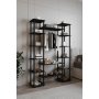 HANAH HOME Hall Stand čiviluk Coat Rack Black (282PTR1155) - slika 2