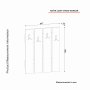 HANAH HOME Hall Stand čiviluk Anita Walnut (756FRN4002) - slika 5