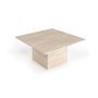 HANAH HOME Mermerni sto za kafu Lucca Travertine (920STN1164) - slika 1