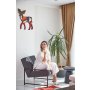 HANAH HOME Ving Chair fotelja Boho Anthracite (872SCR1102) - slika 1