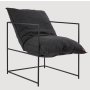HANAH HOME Ving Chair fotelja Benedıct Anthracite (872SCR1104) - slika 2