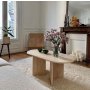 HANAH HOME Mermerni sto za kafu Bovino Travertine (573MRB1230) - slika 4