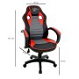 HANAH HOME Gejmerska stolica XFly Red (928STX1105) - slika 2
