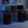 HANAH HOME Gaming Desk Phoenix 2 Black Red - slika 2