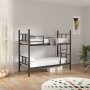 HANAH HOME Krevet na sprat Defne Black 90x190 (837WST1121) - slika 1