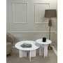 HANAH HOME Set za kafu Leo (45 + 42) White (313RTX1123) - slika 1