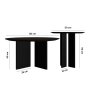 HANAH HOME Set za kafu Leo (45 + 42) Black (313RTX1122) - slika 5