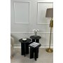 HANAH HOME Set za kafu Leo (55 + 50 + 45) Black (313RTX1143) - slika 3