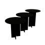 HANAH HOME Set za kafu Leo (55 + 50 + 45) Black (313RTX1143) - slika 1