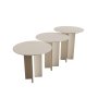 HANAH HOME Set za kafu Leo (55 + 50 + 45) Cream (313RTX1145) - slika 1