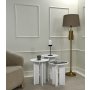 HANAH HOME Set stolova za kafu Leo (55 + 50 + 45) White - slika 3