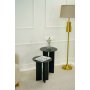 HANAH HOME Set stolova za kafu Leo (55 + 45) Black - slika 2