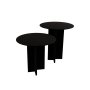 HANAH HOME Set stolova za kafu Leo (55 + 45) Black - slika 3