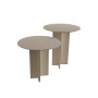 HANAH HOME Set stolova za kafu Leo (55 + 45) Cream - slika 3