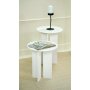 HANAH HOME Set stolova za kafu Leo (55 + 45) White (313RTX1141) - slika 1