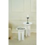 HANAH HOME Set stolova za kafu Leo (55 + 45) White (313RTX1141) - slika 2