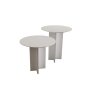 HANAH HOME Set stolova za kafu Leo (55 + 45) White (313RTX1141) - slika 4