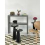 HANAH HOME Set stolova za kafu Lilyum (57 + 47) Black (313RTX1125) - slika 2
