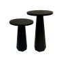 HANAH HOME Set stolova za kafu Lilyum (57 + 47) Black (313RTX1125) - slika 4