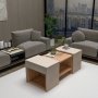 HANAH HOME Set stolova za kafu Sartos Atlantic Pine Beige (550ARN3462) - slika 2