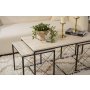 HANAH HOME Set stolova za kafu Defne Black Travertine (854KLN4754) - slika 3