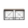 HANAH HOME Set stolova za kafu Defne Black Travertine (854KLN4754) - slika 4