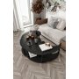 HANAH HOME Okrugli set stolova za kafu Yang 4L 70 Black - slika 3
