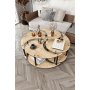HANAH HOME Okrugli set stolova za kafu Yang 4L 70 - slika 2