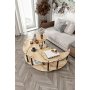 HANAH HOME Okrugli set stolova za kafu Yang 4L 70 - slika 3