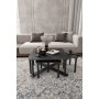 HANAH HOME Set stolova za kafu Pizza Square Black (282PTR1562) - slika 2