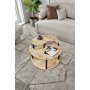 HANAH HOME Okrugli set stolova za kafu Yang 2 (282PTR1516) - slika 1