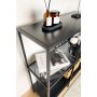 HANAH HOME Sideboard komoda Sunny Black Fume - slika 4