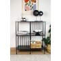 HANAH HOME Sideboard komoda Sunny Black Fume - slika 1