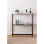 HANAH HOME Sideboard komoda Berra Black Fume - slika 1