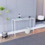 HANAH HOME Sideboard komoda Canvas White Transparent - slika 1