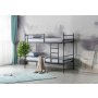 HANAH HOME Krevet na sprat R91 Black (90 x 200) - slika 1