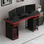HANAH HOME Gaming Desk Phoenix 6 Black Red (506MNR3431) - slika 5