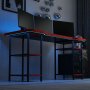HANAH HOME Gaming Desk Phoenix 4 Black Red - slika 3