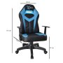 HANAH HOME Gaming Chair stolica XFly Machete Blue - slika 2