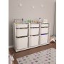 HANAH HOME Višenamenska komoda Bofi White - slika 1