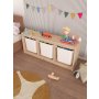 HANAH HOME Višenamenska komoda Tidy Sonomo White - slika 4