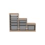 HANAH HOME Višenamenska komoda Swiss Sonomo Grey - slika 4