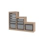 HANAH HOME Višenamenska komoda Swiss Sonomo Grey - slika 5